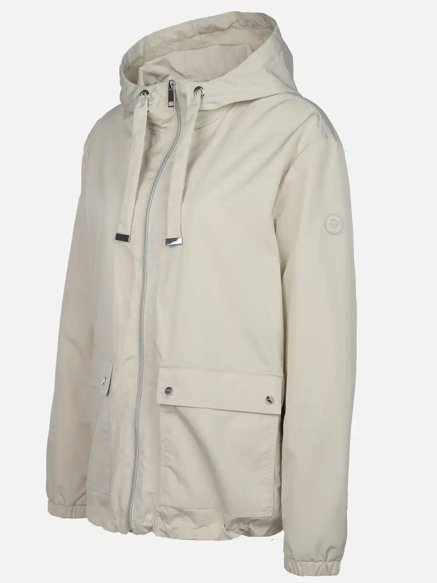 Bild 3 von Damen Windbreaker mit Kapuze Beige