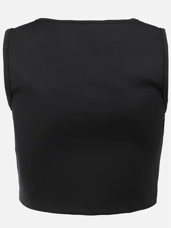 Bild 2 von Mädchen Top mit Cut Out Schwarz