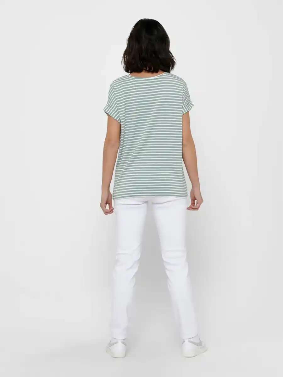 Bild 3 von Only ONLMOSTER STRIPE S/S T-Shirt Grün