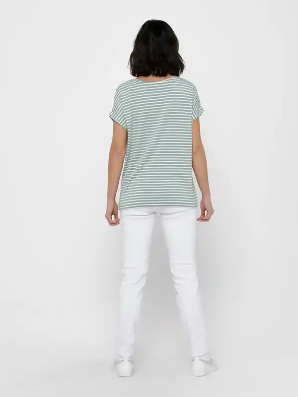 Bild 3 von Only ONLMOSTER STRIPE S/S T-Shirt Grün