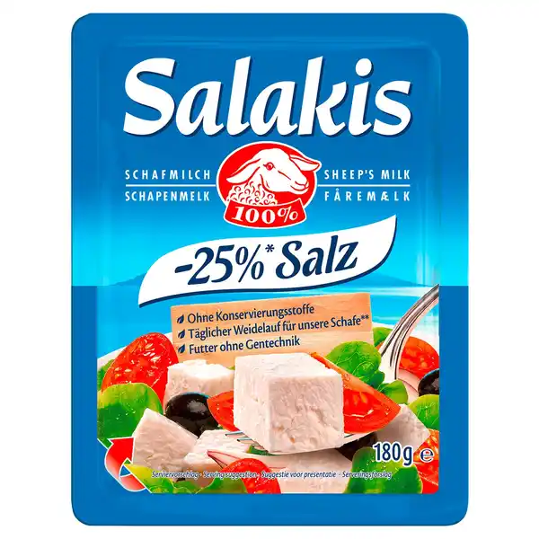 Bild 1 von SALAKIS Schafkäse Salz 180 g