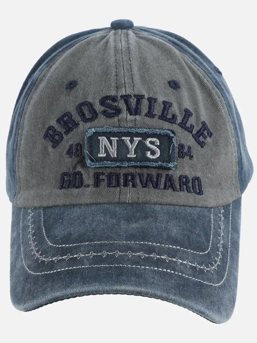 Bild 1 von Herren Jeanscap mit Stickerei und Applikation Blau