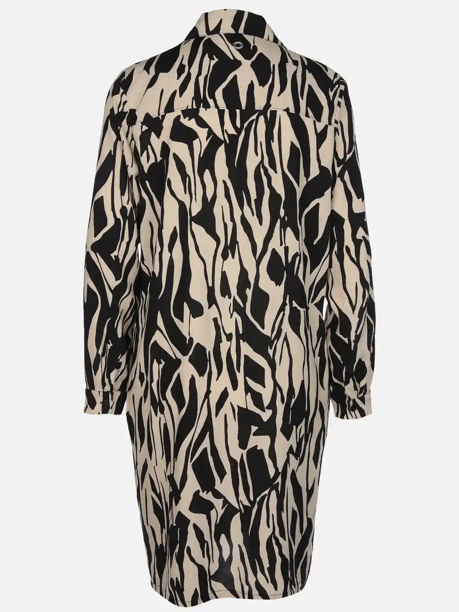 Bild 2 von Damen Kleid mit Alloverprint Schwarz