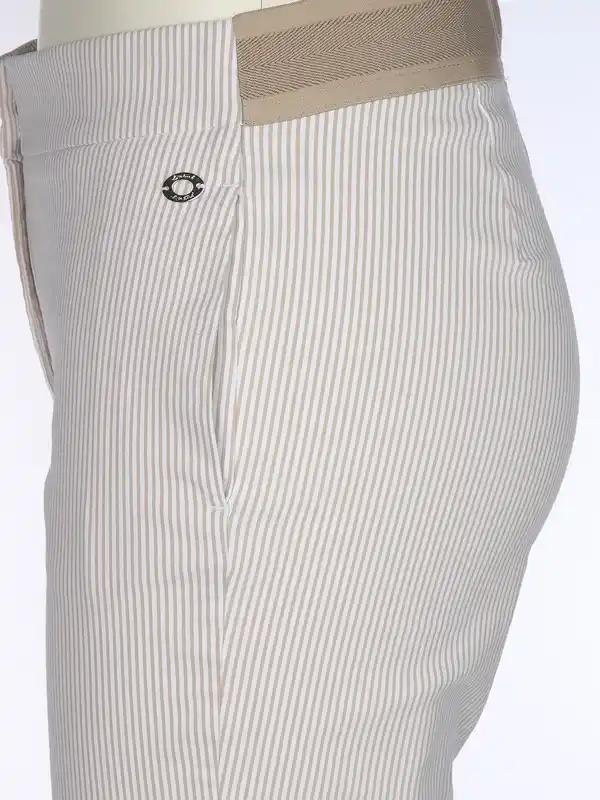 Bild 4 von Damen Sommerhose mit Streifen Weiß