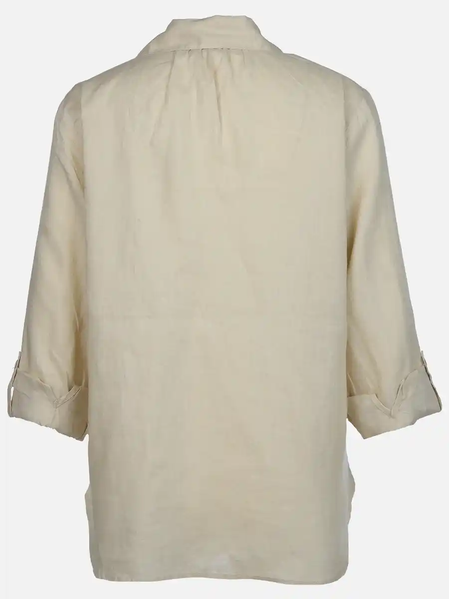 Bild 2 von Damen Bluse aus Leinen Beige