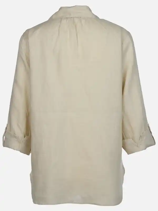 Bild 2 von Damen Bluse aus Leinen Beige