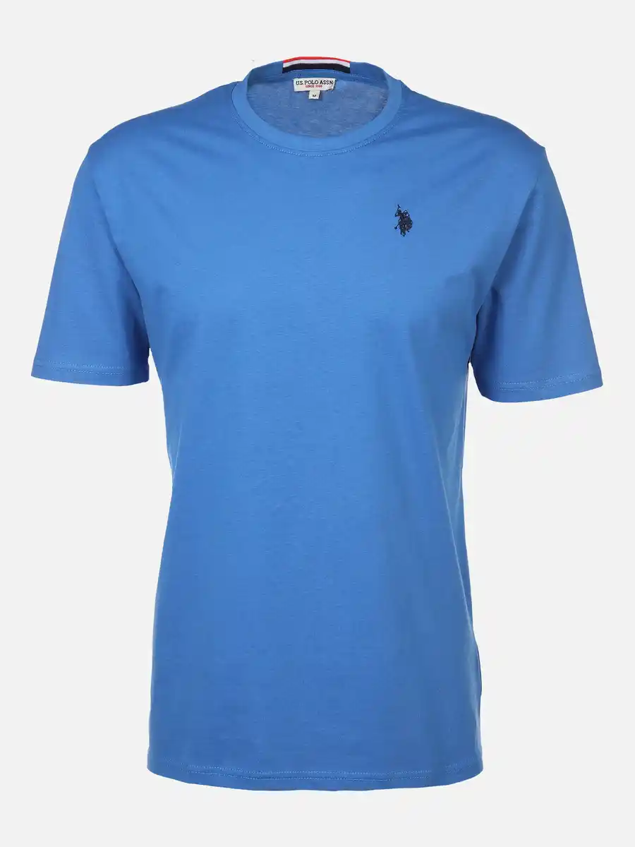 Bild 1 von Herren Shirt mit Logo-Stickerei Blau