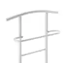 Bild 4 von Herrendiener Stuhl Anaheim 107x45x45cm Kleiderbügel + Hosenhalter Weiß