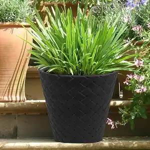 Blumentopf Matuba 35,5x32,5cm Anthrazit