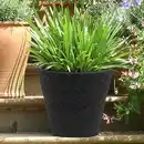 Bild 1 von Blumentopf Matuba 35,5x32,5cm Anthrazit