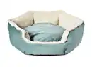 Bild 1 von Hundebett Hexagon aus Cord/Plüsch 65cm Mint