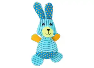 Cord-Tierspielzeug „Hase“ mit Knister- und Quietschgeräusch