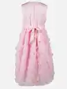 Bild 2 von Mädchen Kleid im romantischen Look mit Mesh und Blumen Rosa