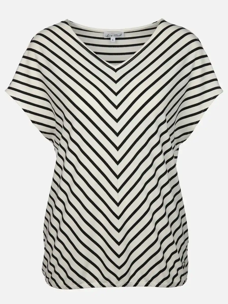 Bild 1 von Damen Ringelshirt Schwarz