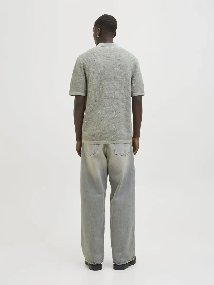 Bild 2 von Herren Strickpolo JJEGEORGE Grün