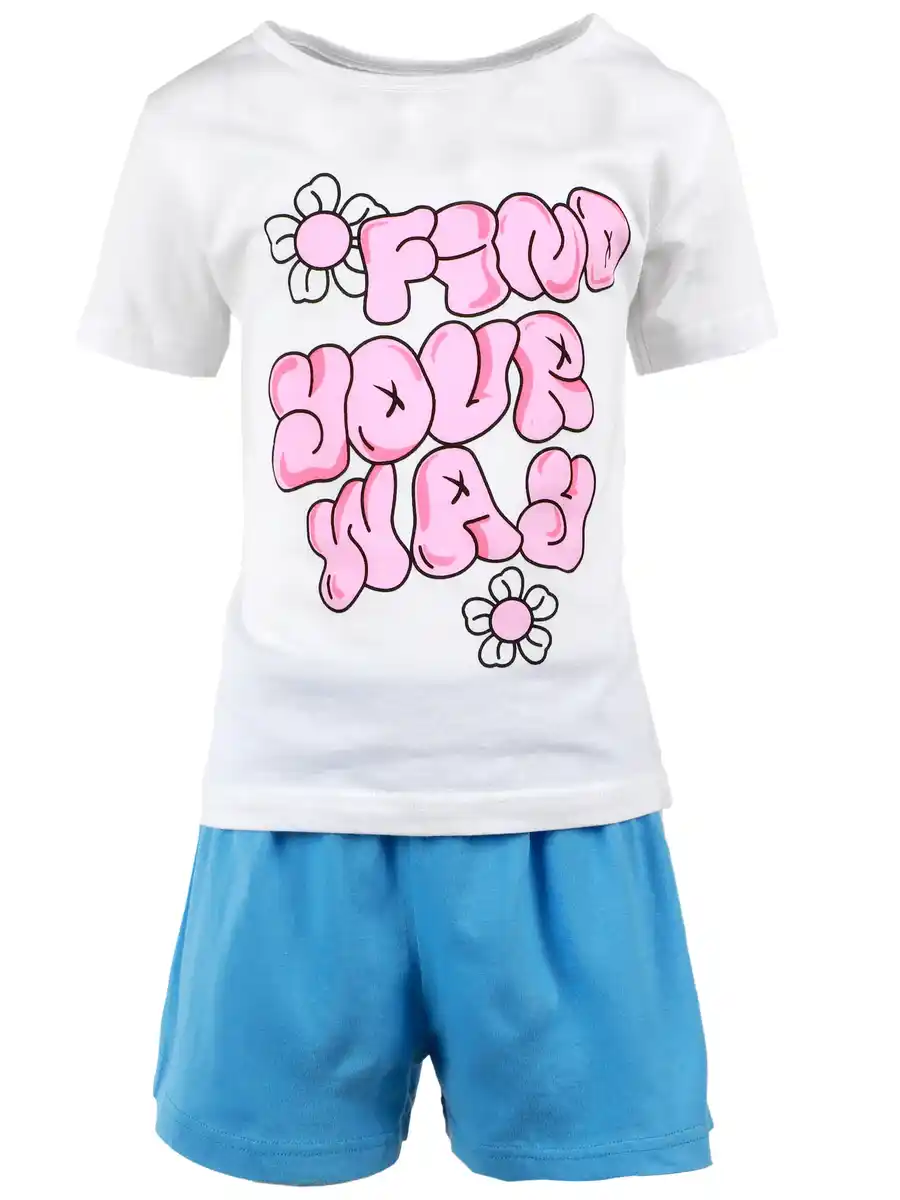 Bild 1 von Mädchen Shorty mit Frontprint Weiß