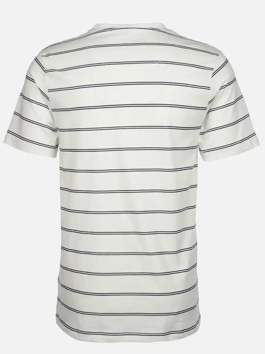 Bild 2 von Damen Schlafshirt mit Streifen Weiß