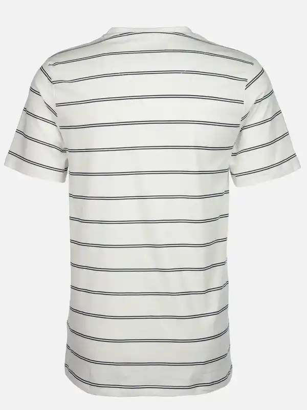 Bild 2 von Damen Schlafshirt mit Streifen Weiß