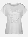 Bild 1 von Damen Shirt mit Strassbesatz Weiß