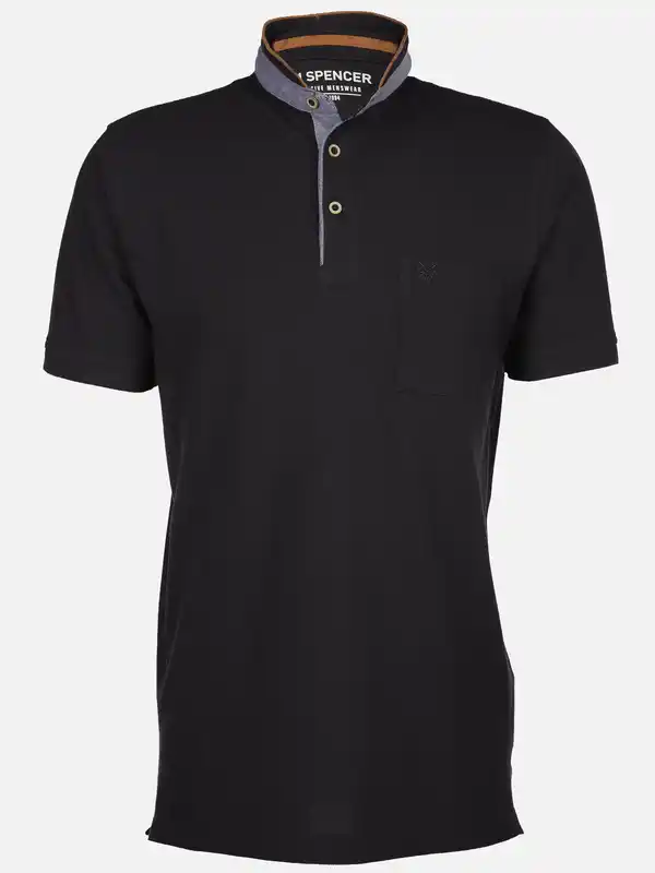 Bild 1 von Herren Henleyshirt mit Brusttasche Blau