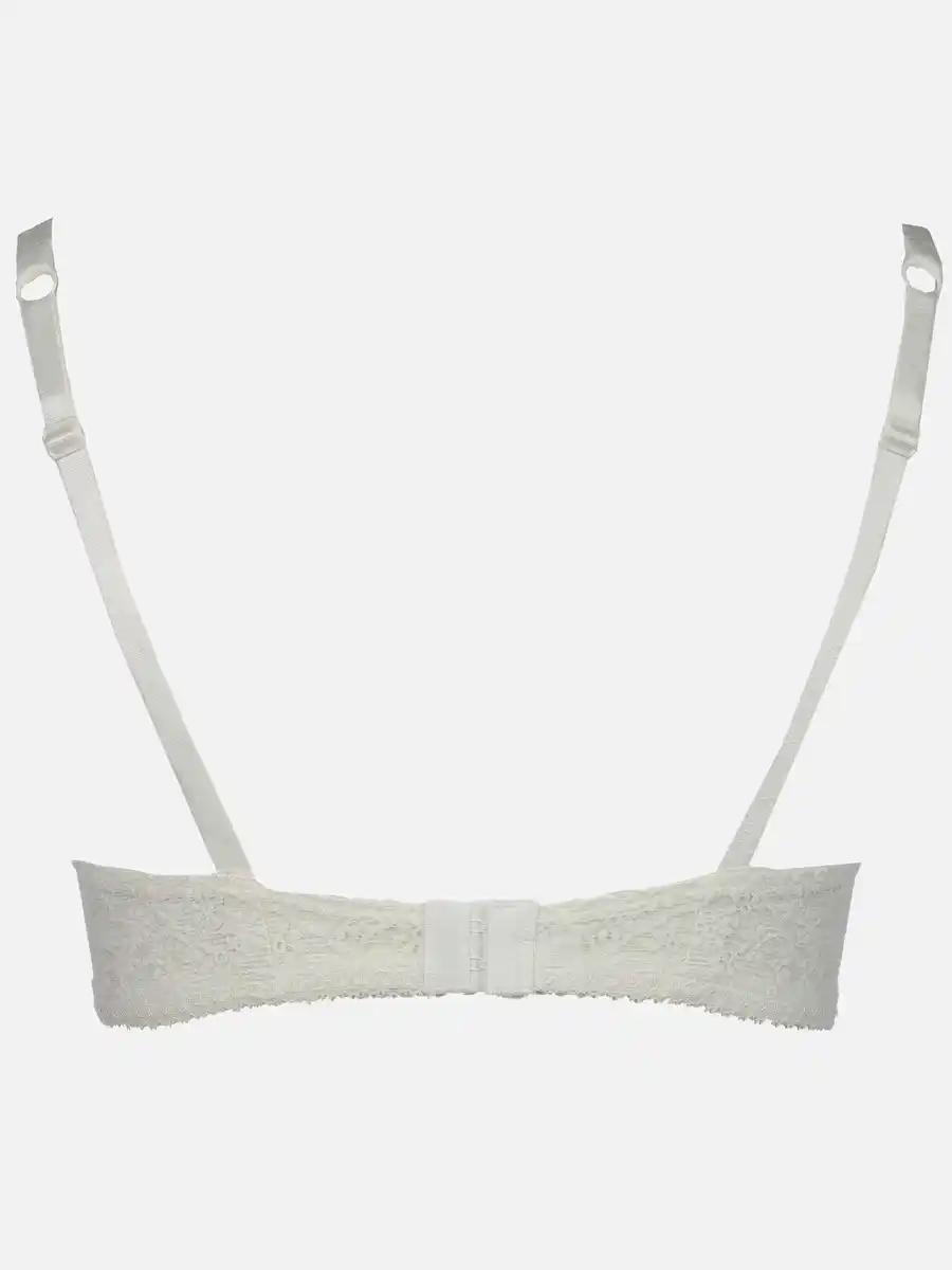Bild 2 von Damen Soft BH mit Spitzenbesatz Weiß