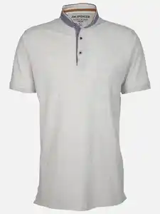 Herren Henleyshirt mit Brusttasche Weiß