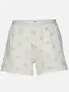 Bild 1 von Damen Schlafshorts gemustert Weiß