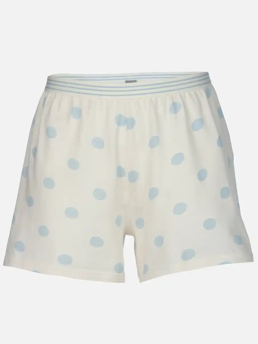 Bild 1 von Damen Schlafshorts gemustert Weiß