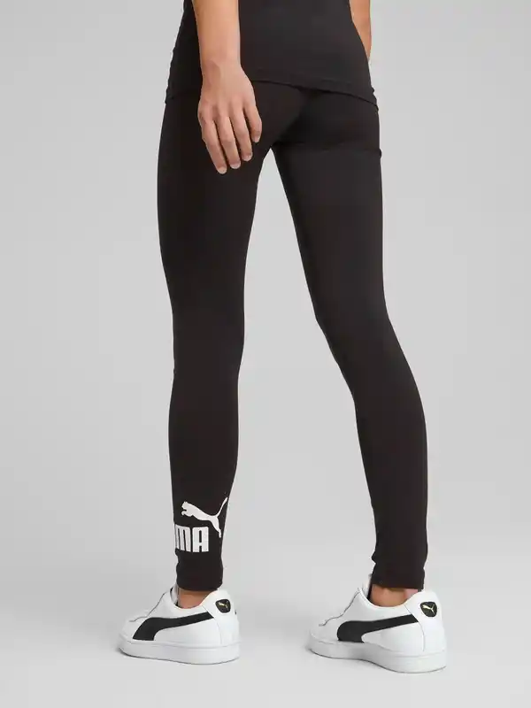 Bild 4 von Mädchen Sportleggings mit Logoprint Schwarz