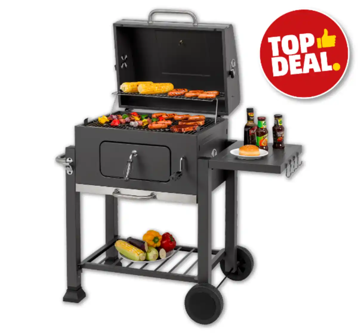 Bild 1 von TEPRO Holzkohlegrill TORONTO CLICK*