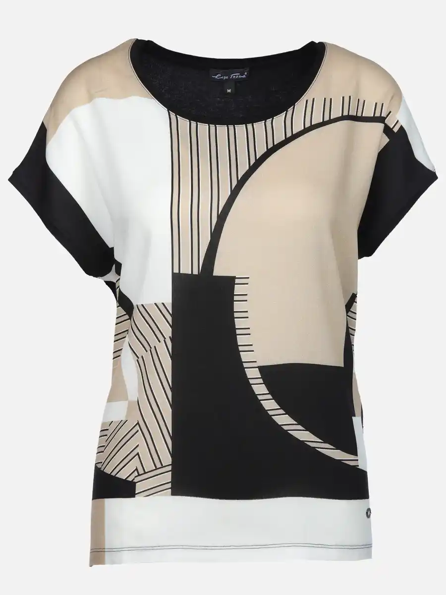 Bild 1 von Damen Shirt mit Frontprint Schwarz