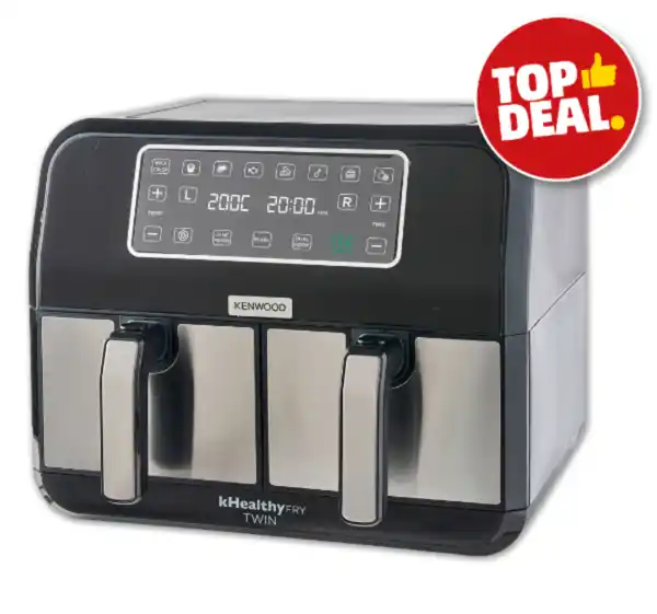 Bild 1 von KENWOOD Doppel-Heißluftfritteuse HFM 20.000 MB*