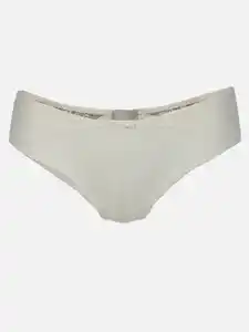 Damen Panty mit Spitzenbesatz Weiß