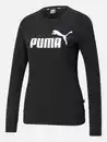 Bild 1 von Damen Sport Sweatshirt mit Logoprint Schwarz