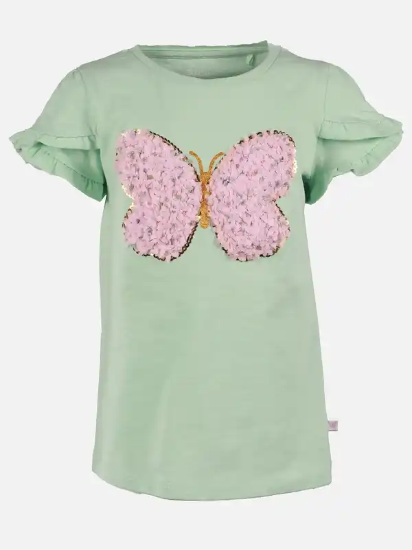 Bild 1 von Mädchen T-Shirt mit Schmetterlingsprint Grün