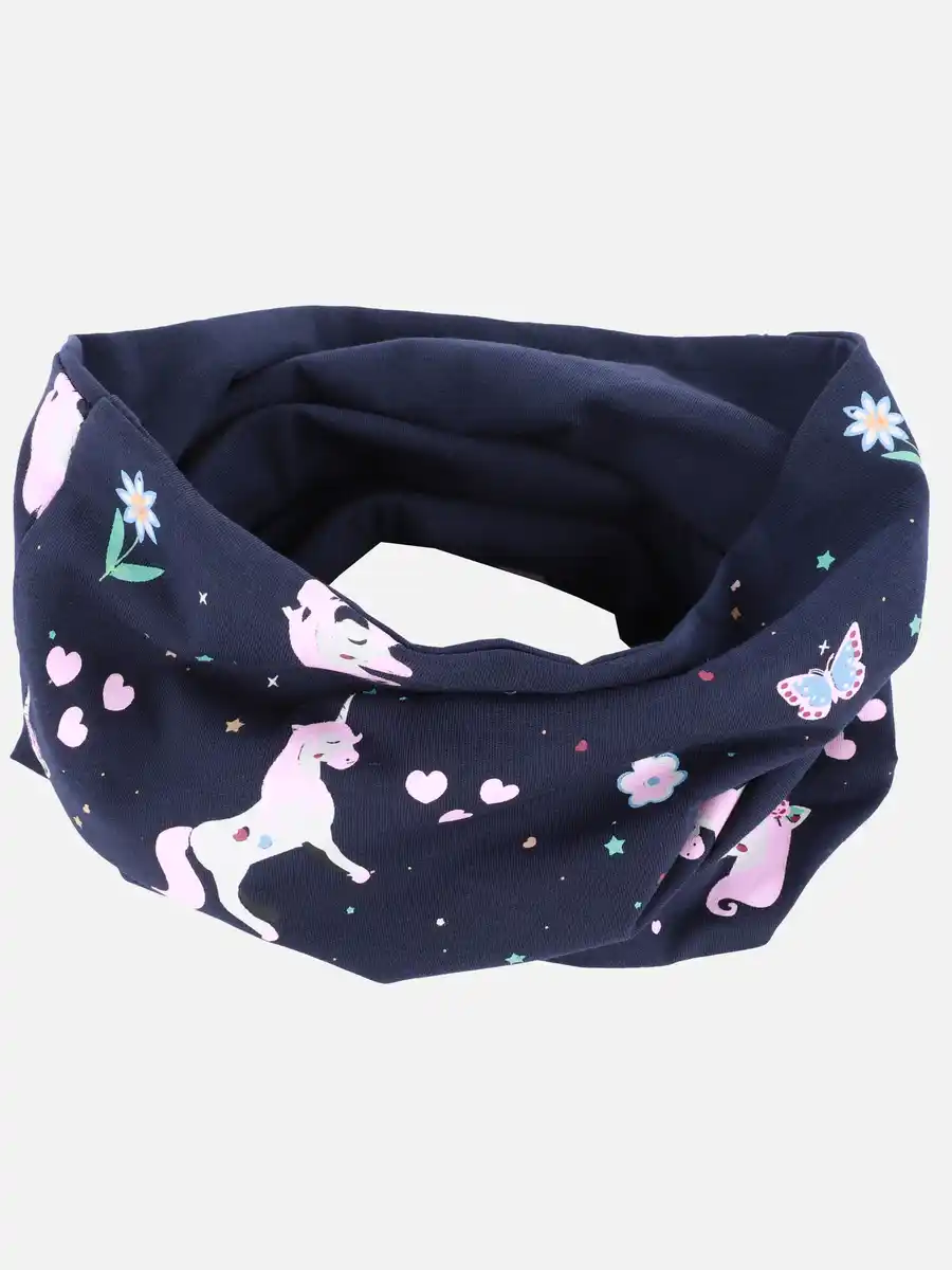 Bild 3 von Mädchen Loopschal wendbar Marine