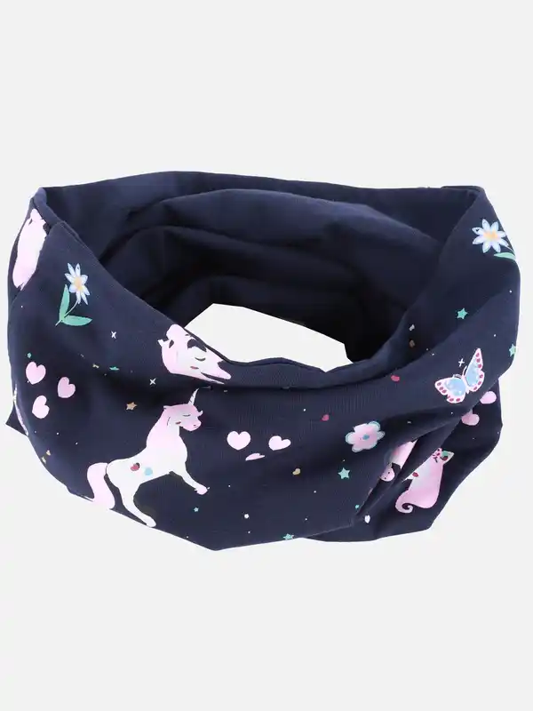 Bild 3 von Mädchen Loopschal wendbar Marine