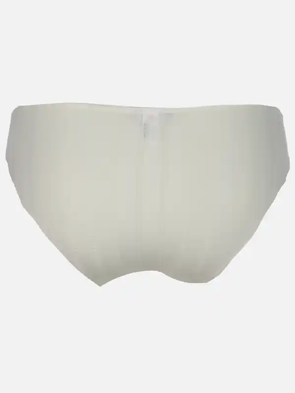 Bild 2 von Damen Slip mit Spitzenbesatz Weiß