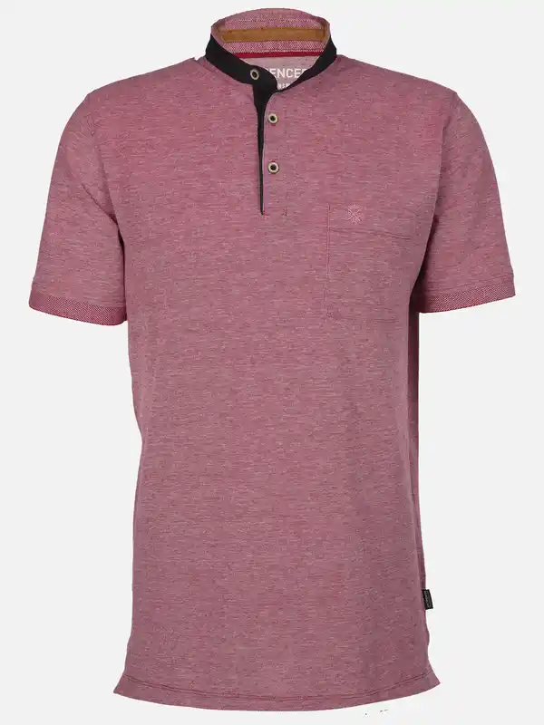 Bild 1 von Herren Henleyshirt mit Brusttasche Rot