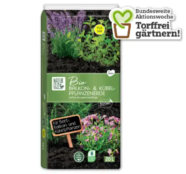 Bild 1 von NATURGUT Bio Balkon- und Kübelpflanzenerde*
