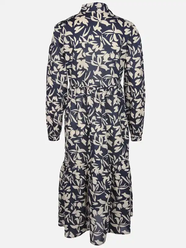 Bild 2 von Damen Blusenkleid mit Musterprint Marine