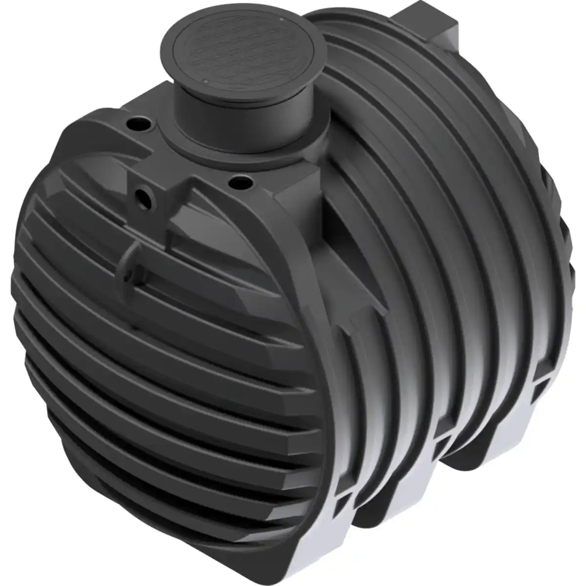 Bild 1 von Regenwasser-Zisterne 6.500 Liter mit Ausgleichsdom und Tankabdeckung