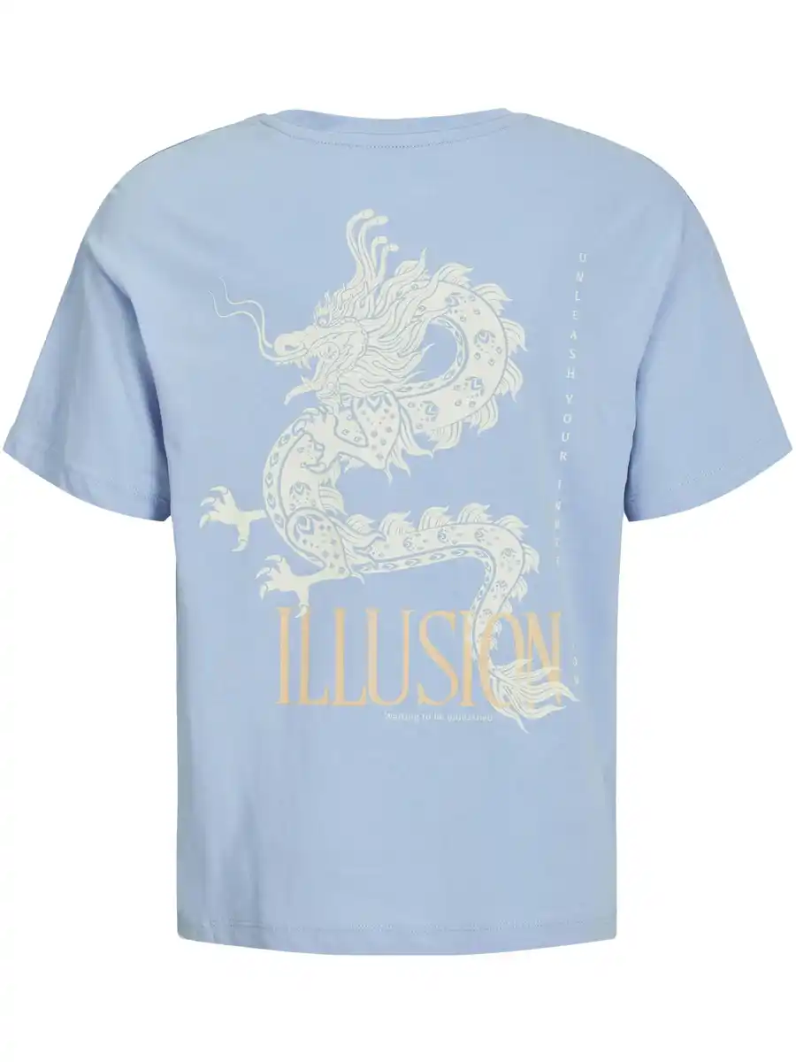 Bild 2 von Jack&Jones Junior JJCHARGE PRINTED T-Shirt Blau