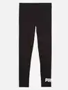 Bild 1 von Mädchen Sportleggings mit Logoprint Schwarz