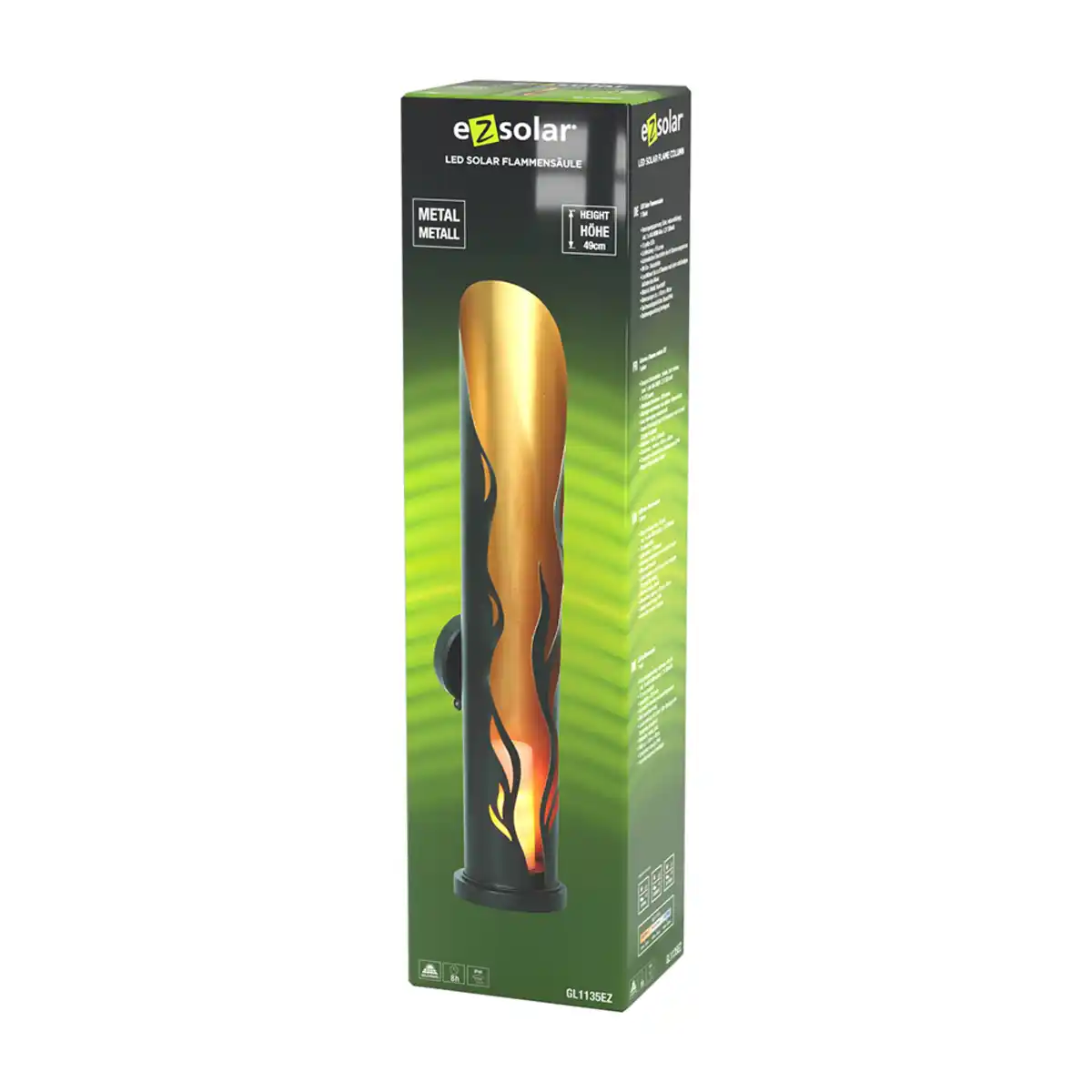 Bild 3 von LED Solar Flammensäule