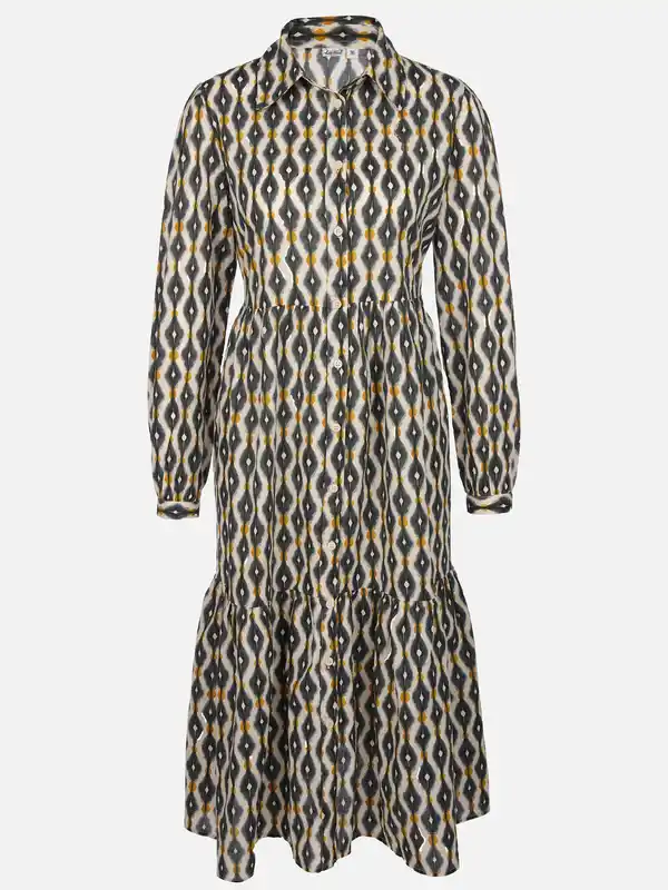 Bild 1 von Damen Blusenkleid mit Musterprint Bunt