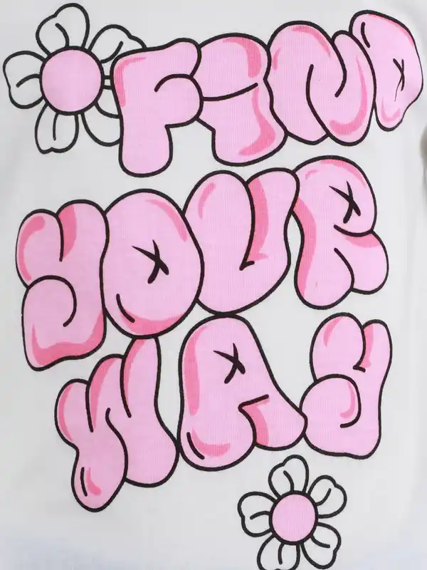 Bild 3 von Mädchen Schlafanzug mit Frontprint Weiß