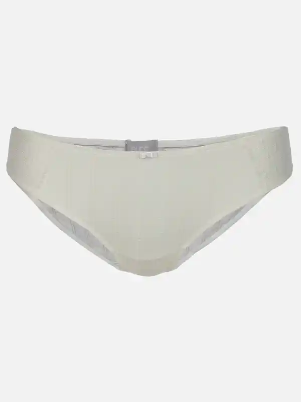 Bild 1 von Damen Slip mit Spitzenbesatz Weiß