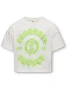 Kids Only KOGDAPHNE LIFE S/S T-Shirt Weiß