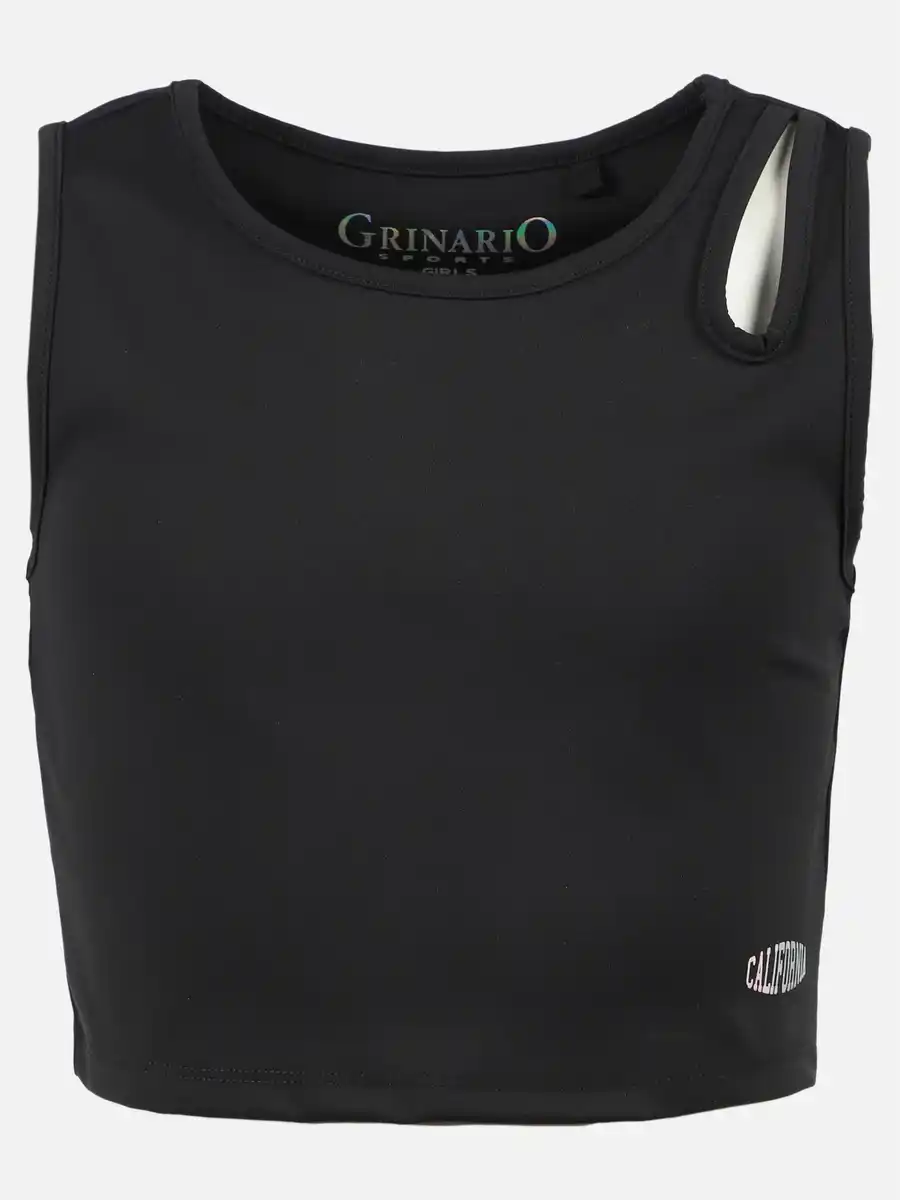 Bild 1 von Mädchen Top mit Cut Out Schwarz